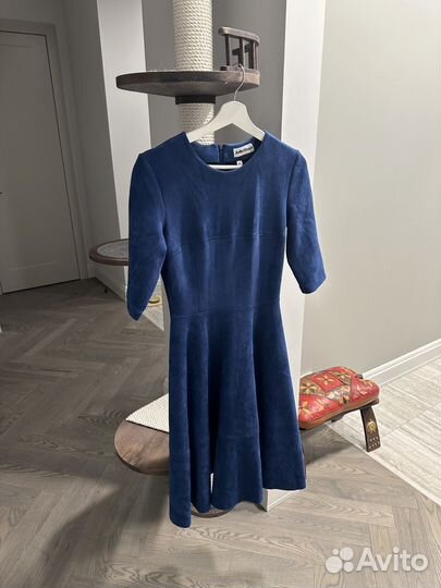Платье синее