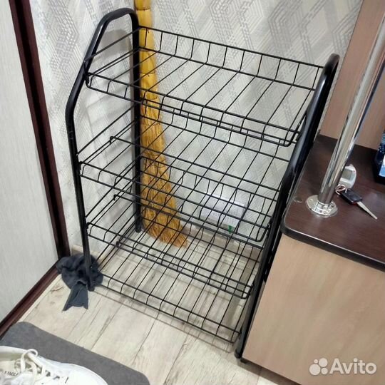 Полка для обуви 4 яруса, устойчивая