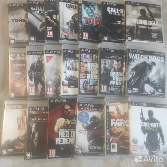 Игры диски ps3