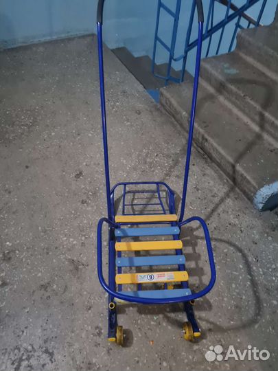 Детские санки с колесами