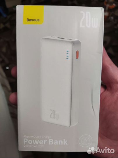 Повербанк 20000 baseus PD 20W iPhone быстрый заряд