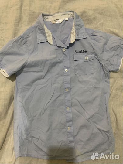 Рубашка и шорты на мальчика 10 лет