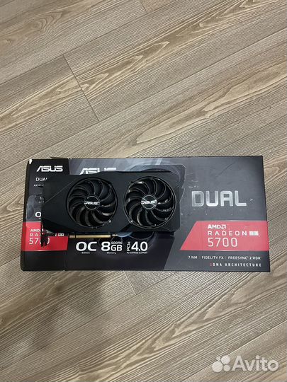 Видеокарта radeon RX 5700 dual
