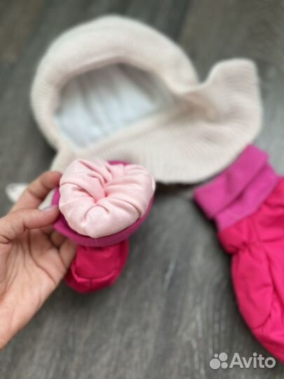 Шапка и пинетки 0+