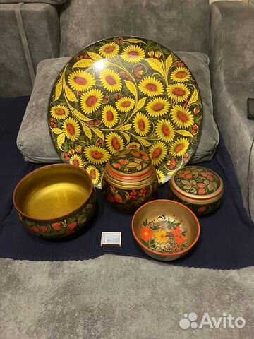 Деревянная посуда хохлома