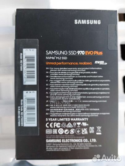 SSD m.2 500Gb Samsung 970 Evo plus (MZ-v7s500bw)