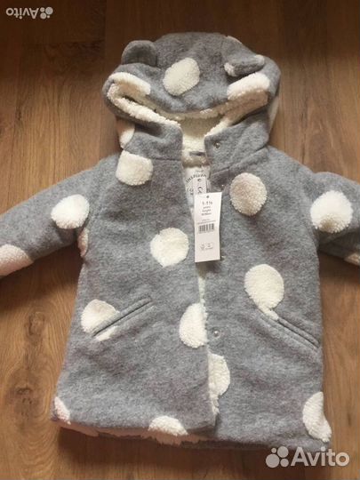 Новое Пальто George куртка для девочки 80-86