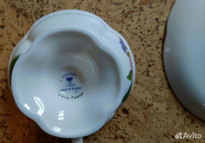 Чашка с блюдцем чайная 