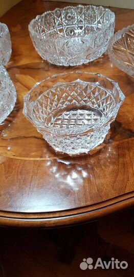 Хрустальные салатники СССР