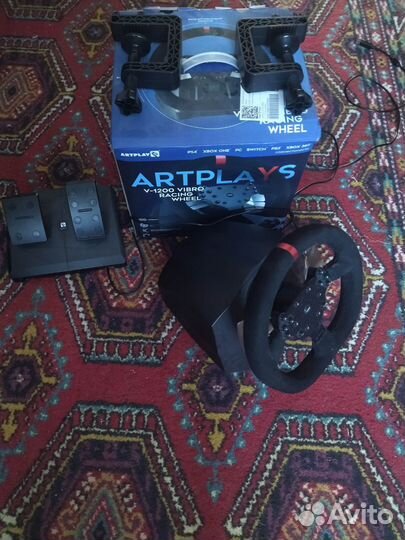 Artplays v 1200 vibro racing wheel