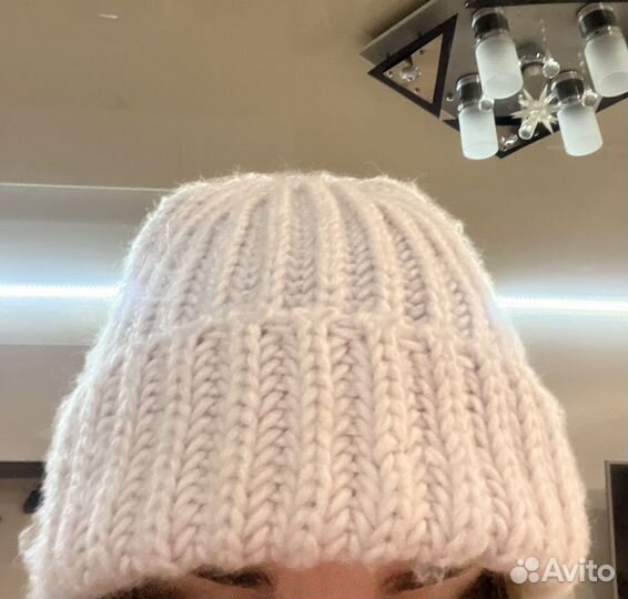 Шапка нежно-фиолетовая