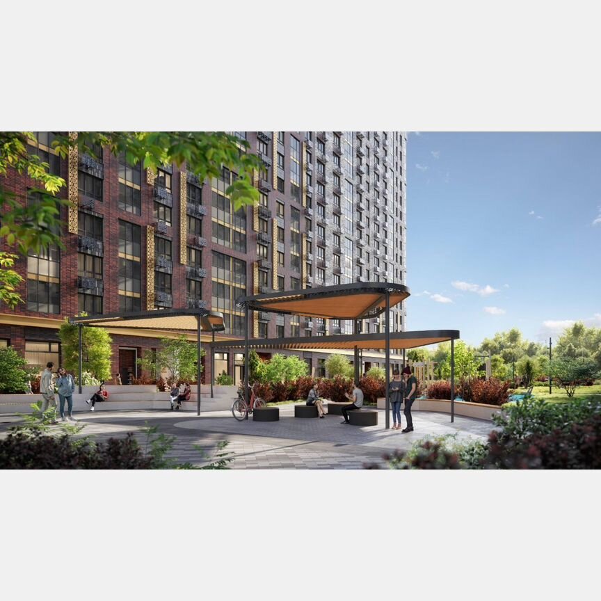 Квартира-студия, 33,6 м², 2/16 эт.