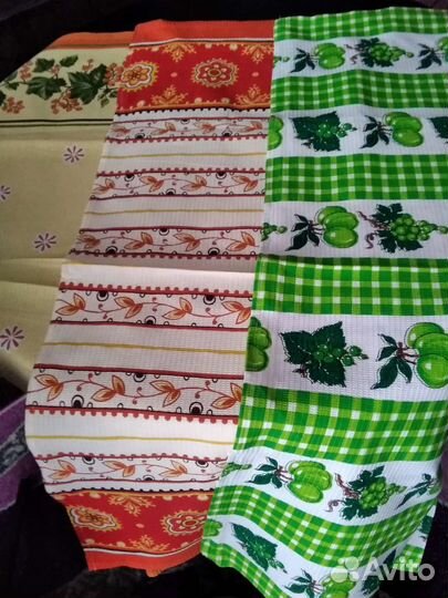 Полотенца льняные и вафельные