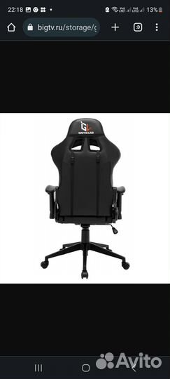 Игровое кресло gamelab penta black gl-600