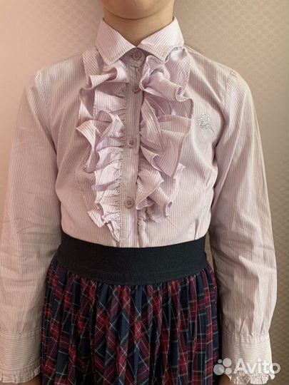Блузка школьная Benetton, р 122-128