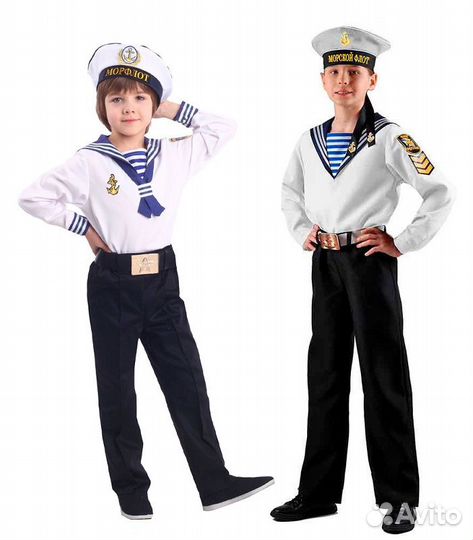 Костюм моряка, танкиста, лётчика, солдат, командир