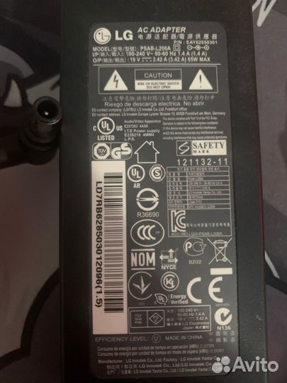 Блок питания для монитора LG