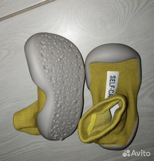 Носки-тапочки с нескользящей подошвой