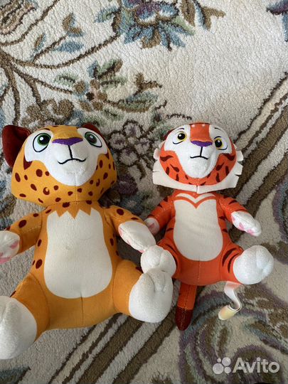 Мягкие игрушки Лео и Тиг