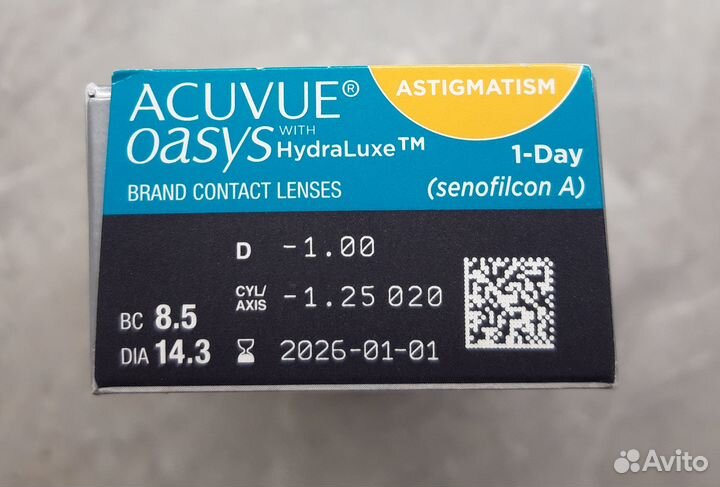Acuvue Oasys 1-Day for Astigmatism