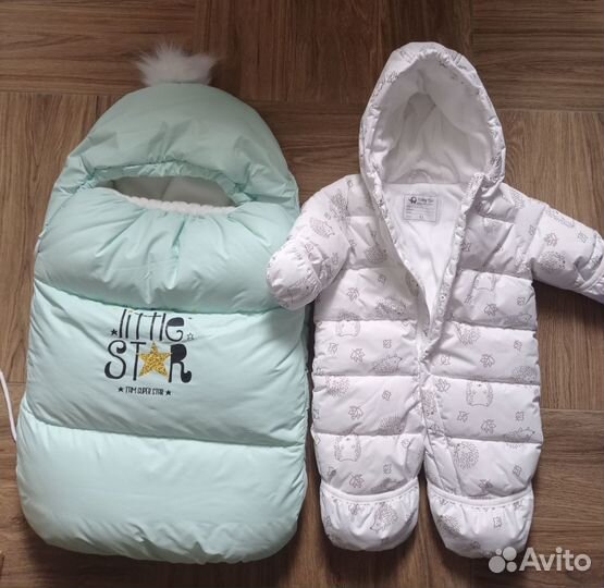 Конверт для новорожденного зима