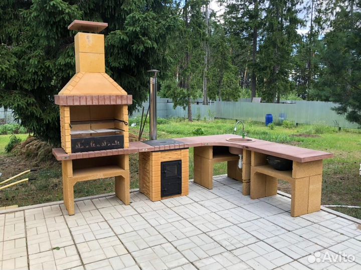 Печь под казан «Князь». Сборка за 20 минут