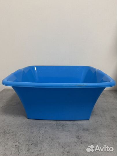 Таз пластиковый квадратный, тазик для стирки