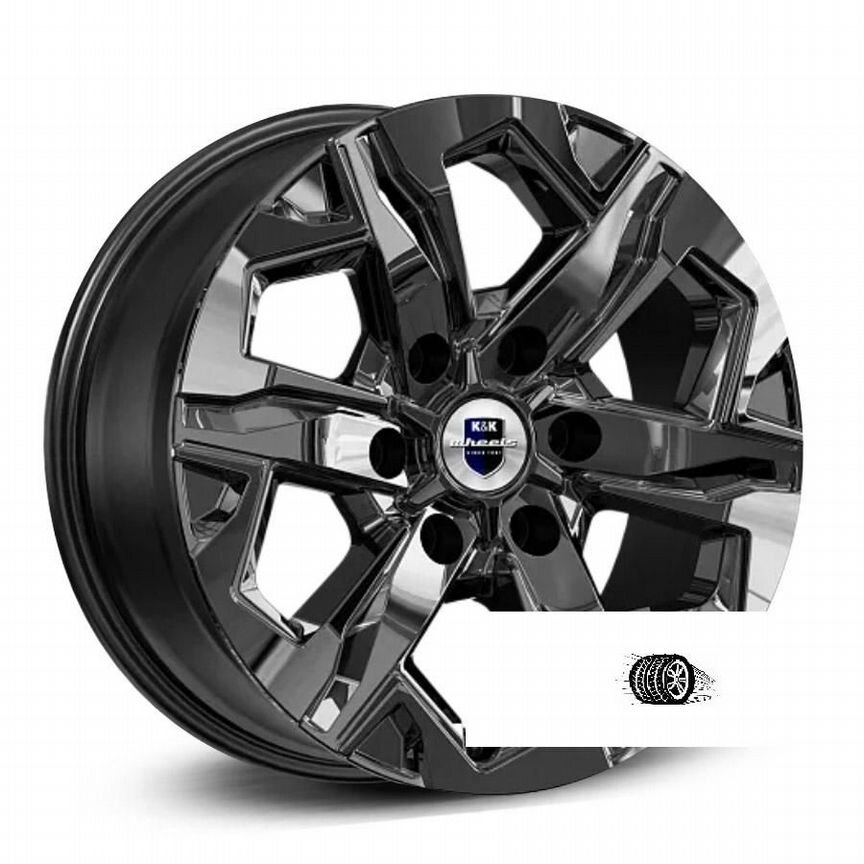 Литые диски K&K 7.5×R17 6×114.3