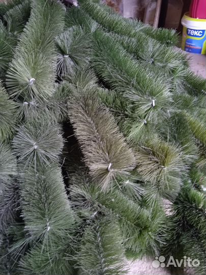 Елка искусственная литая бу