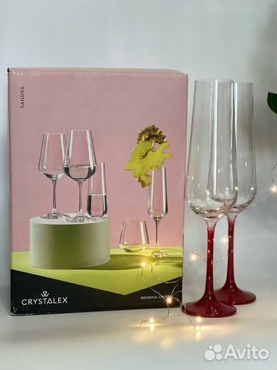 Набор бокалов 6 шт Crystalex bohemia Sandra