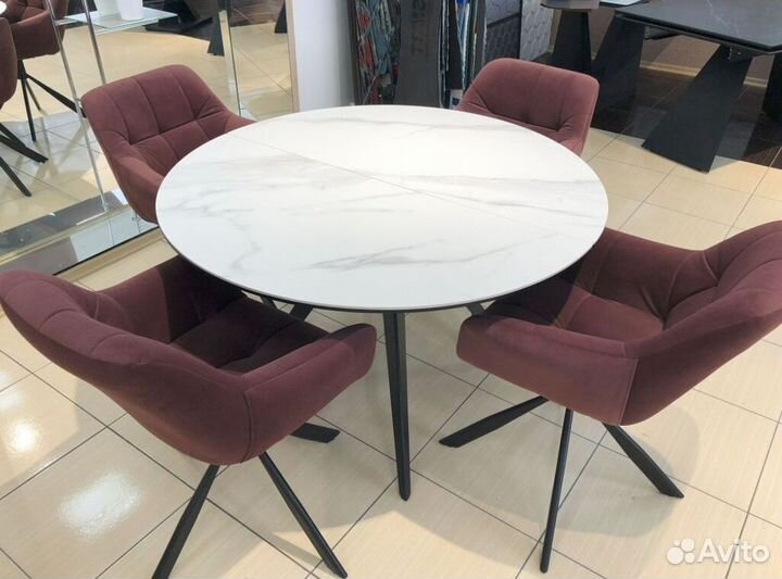 Стол из керамогранита раздвижной SKR-48724