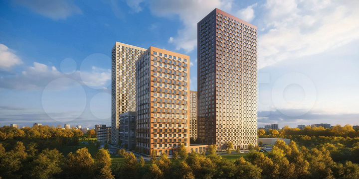 Квартира-студия, 19,9 м², 6/33 эт.