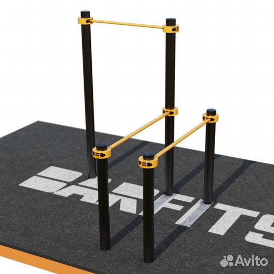 Турник С брусьями свс-75 108мм металл