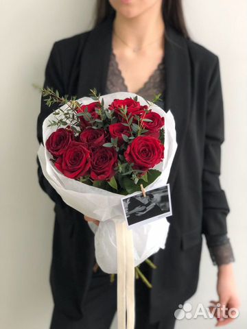 Букет из красных роз