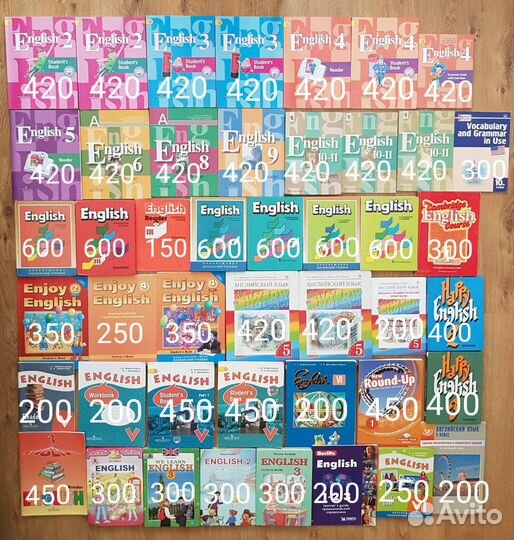 Учебники английский язык
