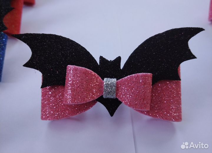 Бантики летучие мыши, ручная работа