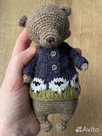 Интерьерная вязаная игрушка ручная работа