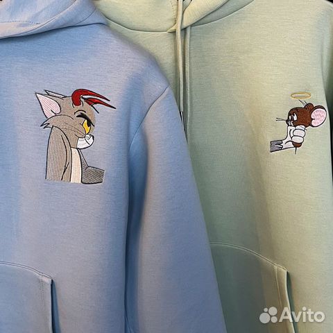 Парная вышивка Том и Джерри