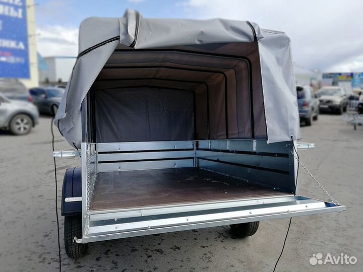 Прицеп Спутник 2.20х1.3м борт 37см тент 75см