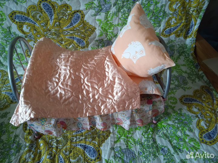 Кукольная кроватка 43 см