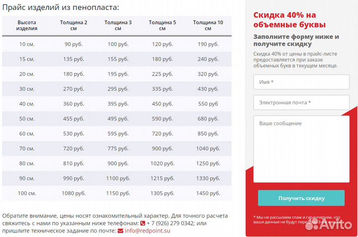 Изготовление рекламных вывесок
