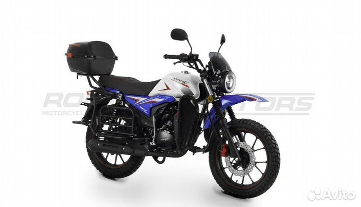 Мотоцикл дорожный rockot quest 150 (белый/синий гл