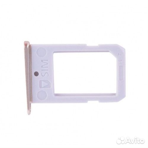 Лоток симкарты Samsung S6 Edge золотой