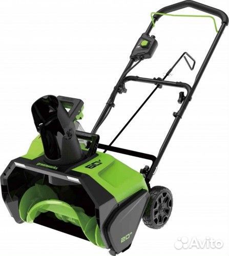 Снегоуборщик аккумуляторный greenworks GD60pstk4 б