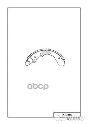 K3394-01 4128.00 колодки барабанные Mazda 323