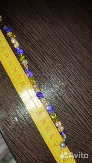 Ожерелье цирконий