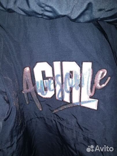 Пуховик для девочки 152