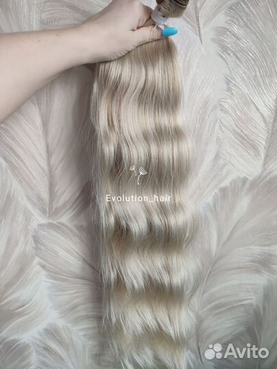 Биопротеиновые волосы на трессе волна 75см 100гр