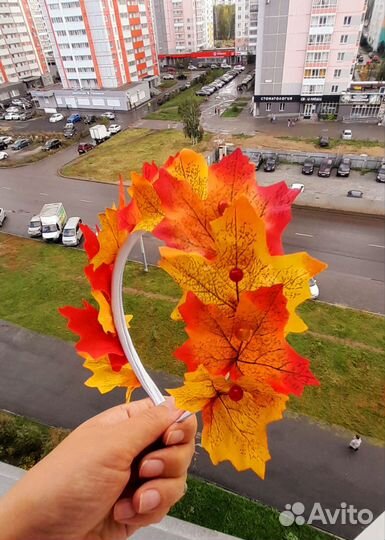 Осенний ободок Королева осени Ягодка
