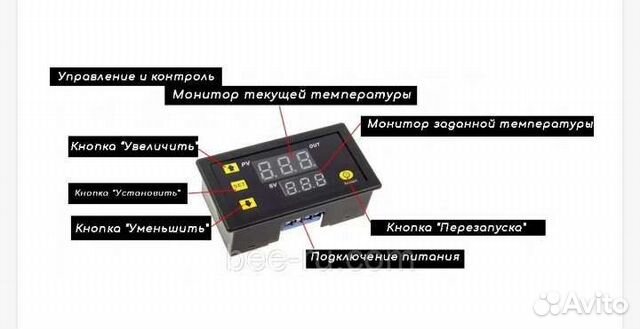 Цифровой терморегулятор объявление продам